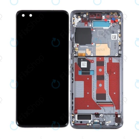 Honor Magic4 Pro - LCD Display + Touchscreen Front Glas + Rahmen (Black) OLED