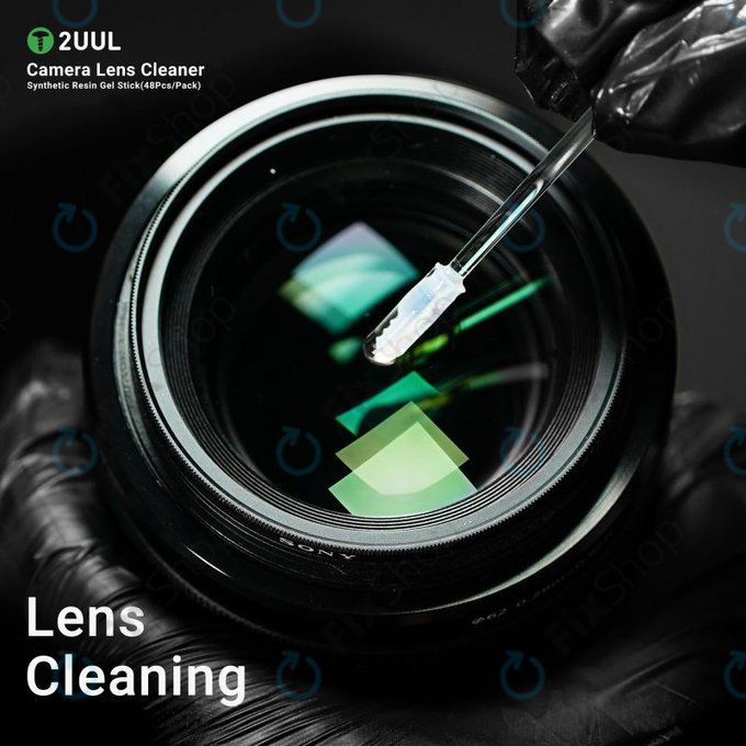 2UUL CL21 - Reinigungsstäbchen für Kameralinsen (48 Stück)