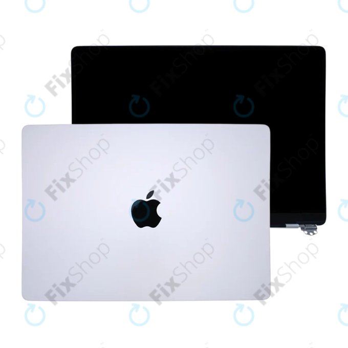 LCD-Display für MacBook Pro 14", A3112, A3185 (2024), mit Frontglas und Deckel, Nano-Texture, Silver, 661-41793, Genuine Apple