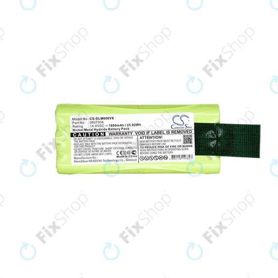 Dirt Devil Libero M606, M606-1, M606-2, M606-3, M606-4, M607, M612 - Akku Batterie 0607004, 0612014 Ni-MH 14.4V 1800mAh HQ