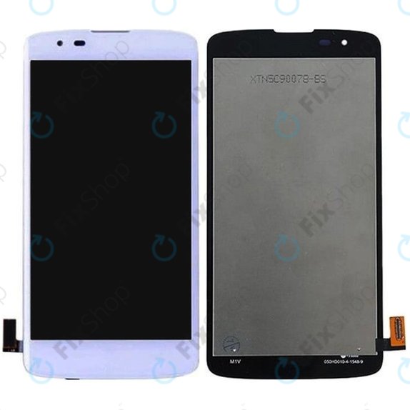 LG K8 K350N - LCD Display + Touchscreen Front Glas (White) TFT