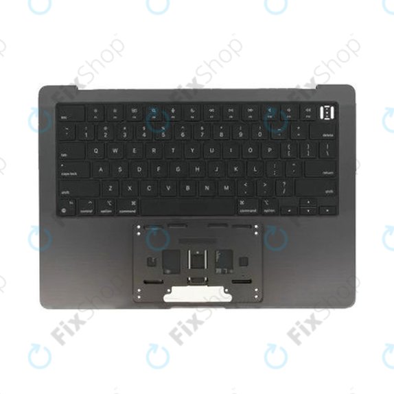 Oberer Tastaturrahmen für MacBook Pro 14", A3185 (2024), mit US-Tastatur und Akku, Space Black, 661-50210, Genuine Apple