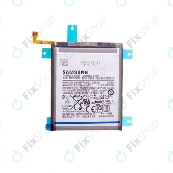 Samsung Galaxy A41 A415F - Akku Batterie EB-BA415ABY 3500mAh - GH82-22861A Genuine Service Pack