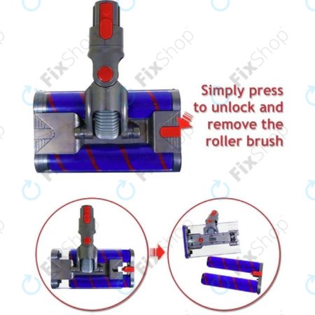 Dyson V-series, Outsize - Bodendüse - Doppelrollenkopf