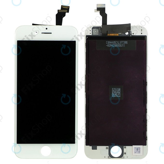 Apple iPhone 6 - LCD Display + Touchscreen Front Glas + Rahmen (White) TFT