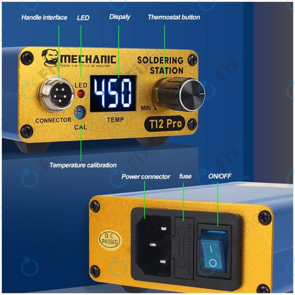 Mechanic T12 Pro - Digitale Lötstation (Blue)