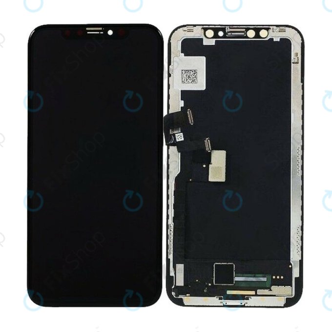 Apple iPhone XS Max - LCD Display + Touchscreen Front Glas + Rahmen In-Cell FixPremium