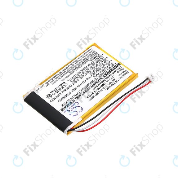 Akku batterie für TomTom Go 530 Live, 630T, 720, 730T, 930T, 1697461, Li-Polymer, 3.7V, 1300mAh, HQ