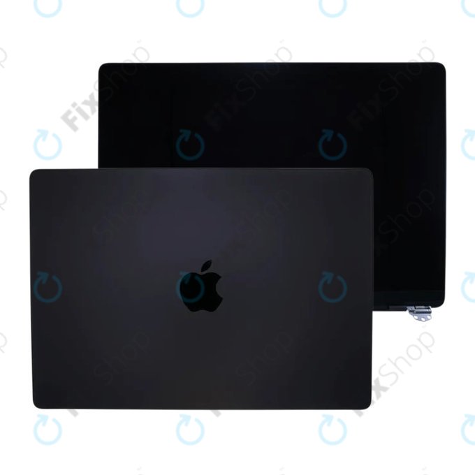 LCD-Display für MacBook Pro 14", A3112, A3185 (2024), mit Frontglas und Deckel, Nano-Texture, Space Black, 661-41795, Genuine Apple