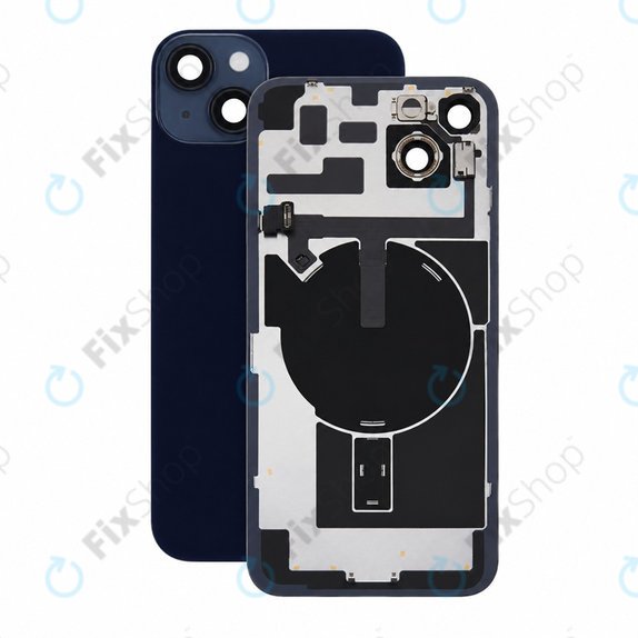 Glas der Rückabdeckung für iPhone 14 Plus, Midnight, Pulled A