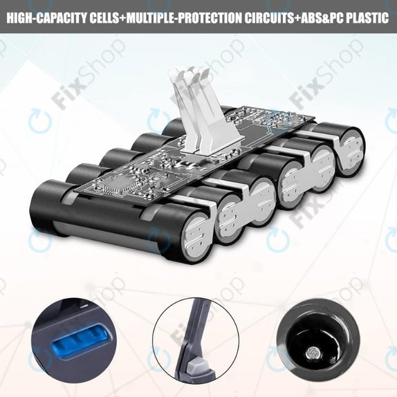 Dyson V8 - Akku Batterie 215681, PM8-US-HFB1497A Li-Ion 21.6V 4000mAh