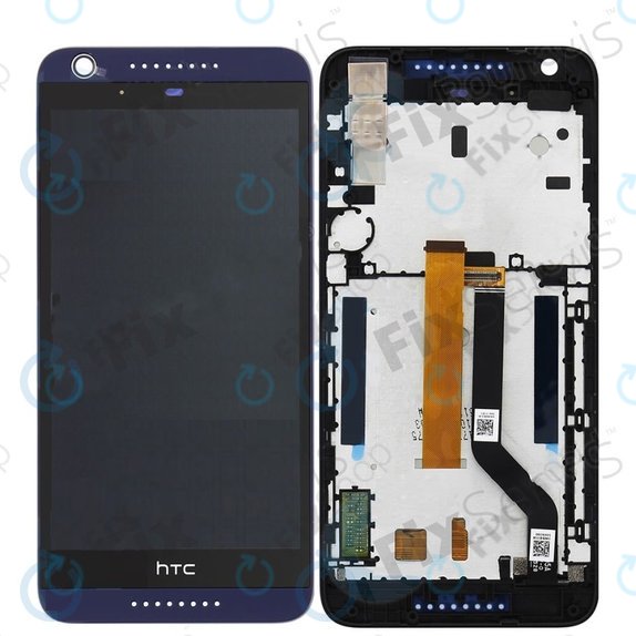 HTC Desire 626G Dual SIM - LCD Display + Touchscreen Front Glas + Rahmen (Navy Blue) TFT