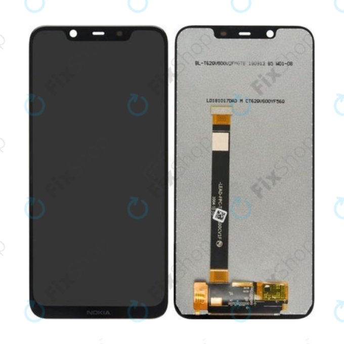 Nokia 8.1 (Nokia X7) - LCD Display + Touchscreen Front Glas TFT