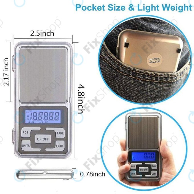 TFY MH-500 - Pocket Scale 500g/0.01g