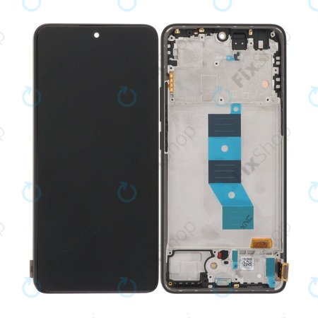 Xiaomi Redmi Note 14 5G 24094RAD4G - LCD Display + Touchscreen Front Glas + Rahmen (Black) OLED