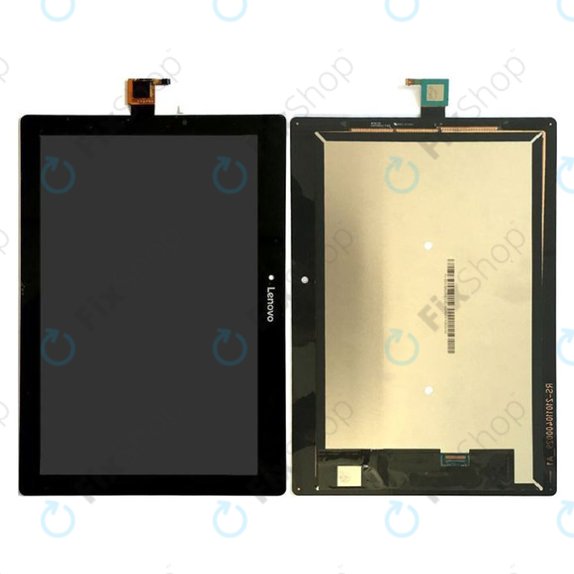 Lenovo TAB 2 A10-30 TB2-X30F - LCD Display + Touchscreen Front Glas (Black) TFT
