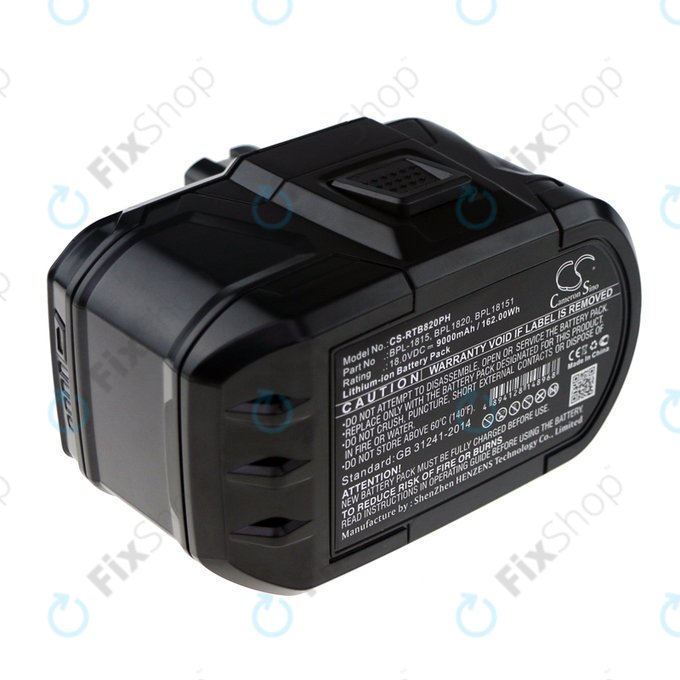 Akku batterie für Ryobi BID1821, CCC, CTR-180l, P200, P600, P730, 9000mAh, Li-Ion, 18V, BPL-1815, HQ