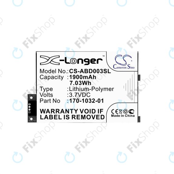 Amazon Kindle 3, 3 Wi-fi, 3G, Graphite - Akku Batterie 170-1032-01, S11GTSF01A 1900mAh HQ