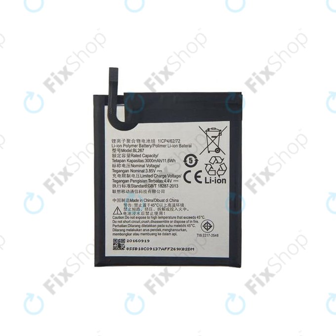 Lenovo K6 K33a48 - Akku Batterie BL267 3000mAh