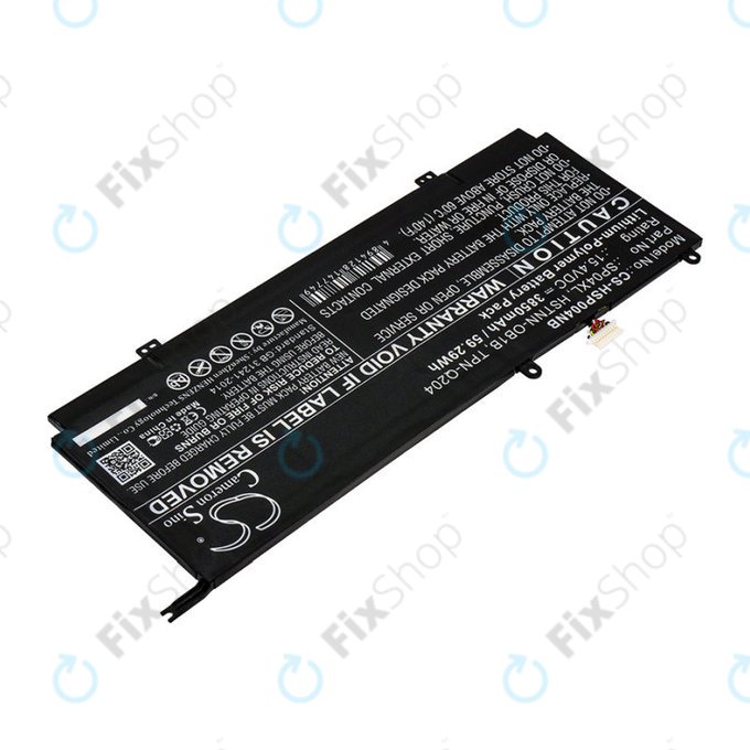 Batterie für HP Spectre X360 13, 3850mAh, Li-Pol, 15.4V, HSTNN-OB1B, HQ