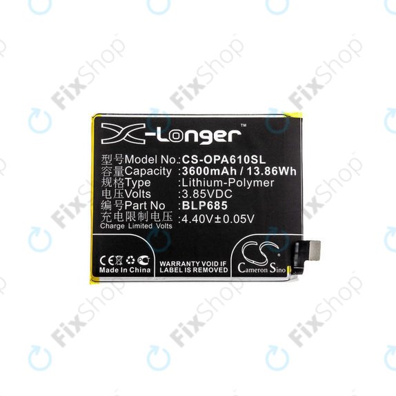 OnePlus 6T A6010 A6013, 7 GM1901 GM1903 - Akku Batterie BLP685 3600mAh HQ