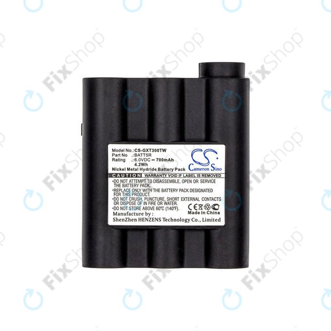 Batterie für Alan G7, Midland GTX-series, 700mAh, Ni-MH, 6V, BATT5R, HQ