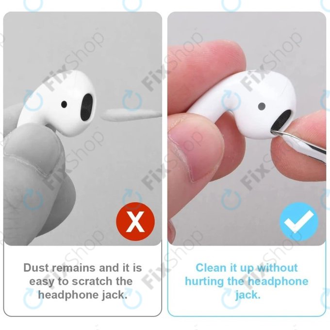 Reinigungsstift für kabellose Kopfhörer, Weiß