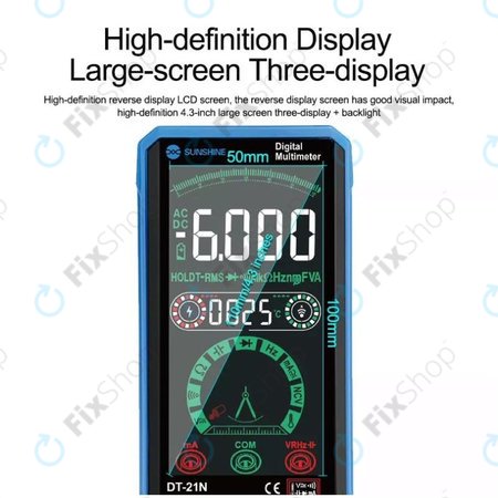 Sunshine DT-21N - Touchscreen-Multimeter
