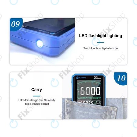 Sunshine DT-21N - Touchscreen-Multimeter