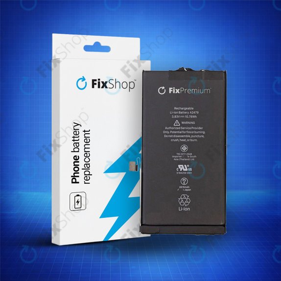 Apple iPhone 12, 12 Pro - Akku Batterie 2815mAh FixPremium (10 Pack)