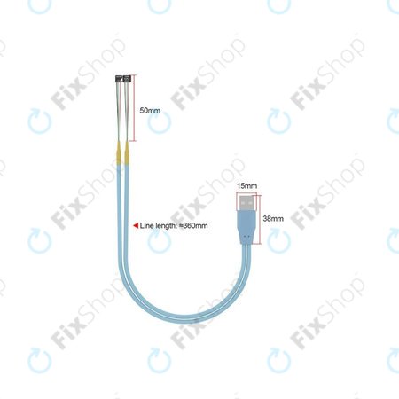 Sunshine SS-908F - Stromkabel für iPhone (15 - 15 Pro Max)