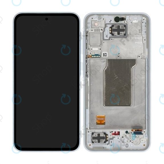 Samsung Galaxy A35 A356B - LCD Display + Touchscreen Front Glas + Rahmen (Awesome Iceblue) TFT