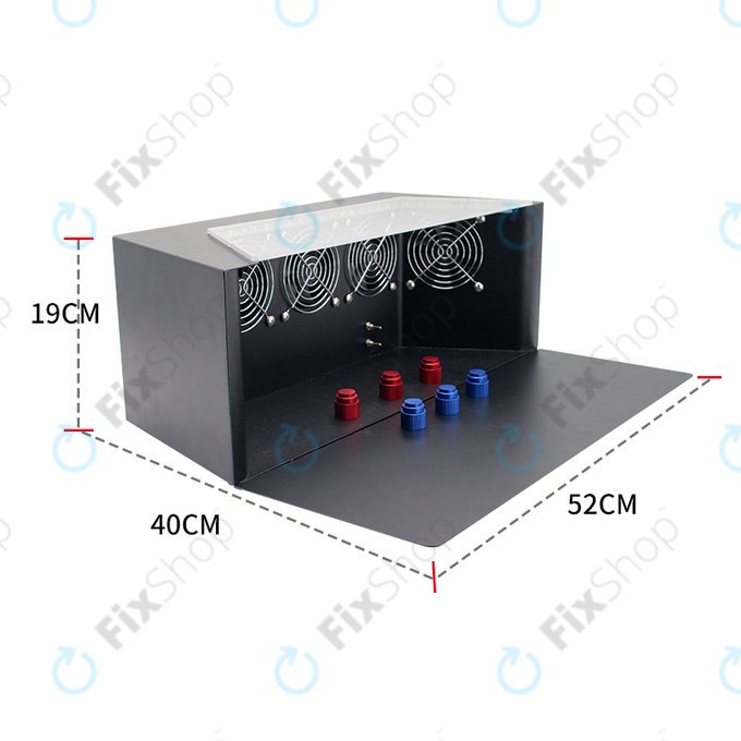 Staubfreie Werkbank für Reparaturen