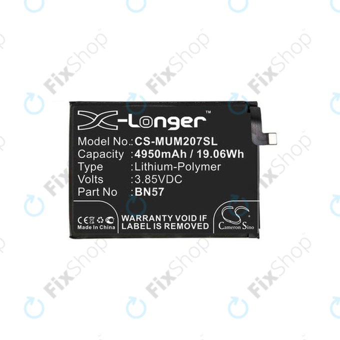 Xiaomi Poco X3 NFC, X3 Pro - Akku Batterie BN57 4950mAh HQ