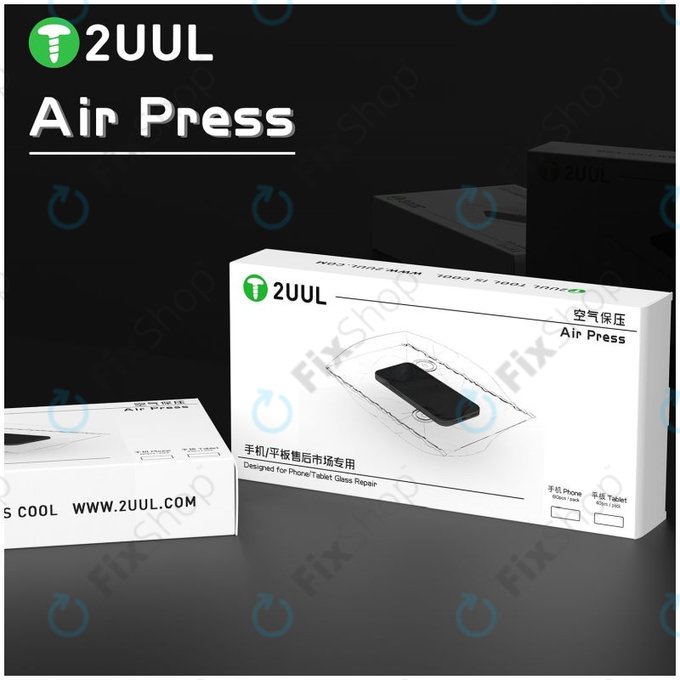 2UUL - Luftpresse für die Glasreparatur von Telefonas (80 bags)