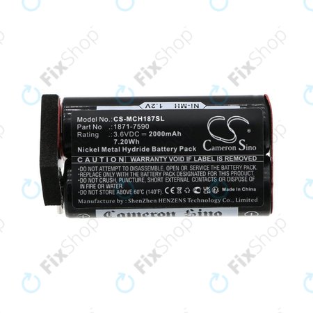 Batterie für Moser ChromStyle, Wella Academy, Super Cordless, 2000mAh, Ni-MH, 3.6V, 1871-7590, HQ