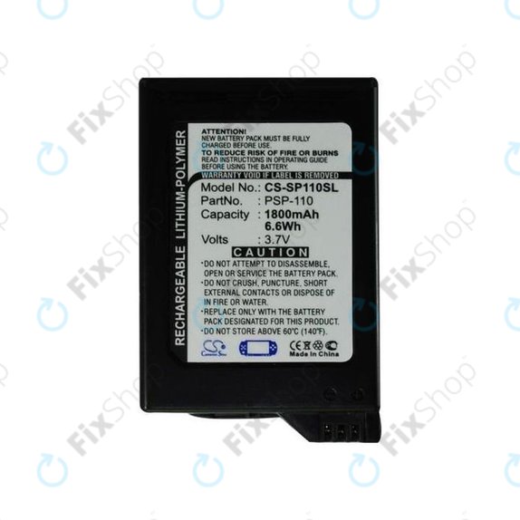 Sony Playstation Portable 1000 - Akku Batterie PSP-110 1800mAh HQ