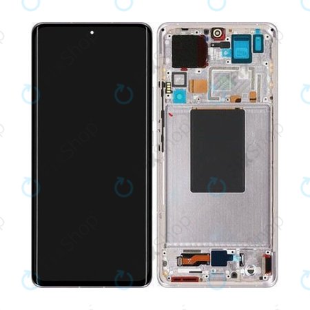 Xiaomi 12 Pro 2201122C 2201122G - LCD Display + Touchscreen Front Glas + Rahmen (Purple) - 56000500L200 Genuine Service Pack