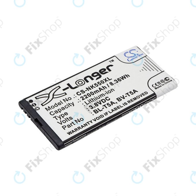 Batterie für Nokia Lumia 730, 2200mAh, Li-Ion, 3.8V, BL-T5A, HQ