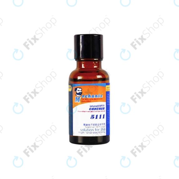 Mechanic 5111 - Hintere Glasabdeckung Kleberentferner (iPhone 8 - 14 Pro Max) - 20ml