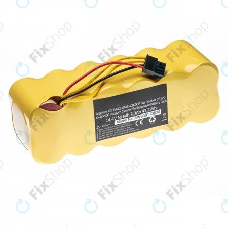 Ecovacs Deebot CR120, KK-8, X500 - Akku Batterie LP43SC2000P Ni-MH 14.4V 3000mAh