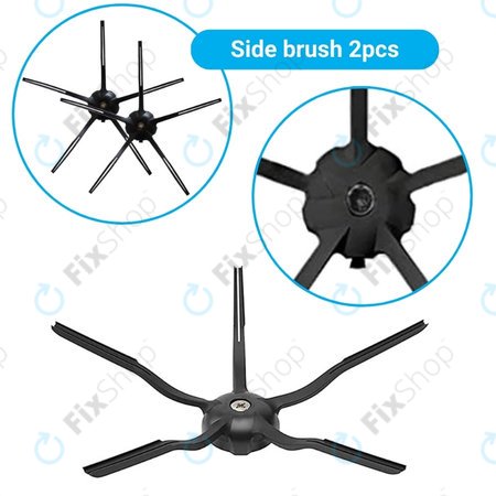 Xiaomi Roborock S7, S7+, S7 MaxV, S7 Pro Ultra, T7S Plus - Standard-Set (Schwarz)