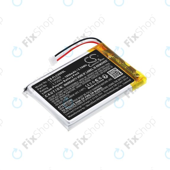 Akku batterie für FLIR C2, C3, 1000mAh, Li-Pol, 3.7V, T199369, HQ