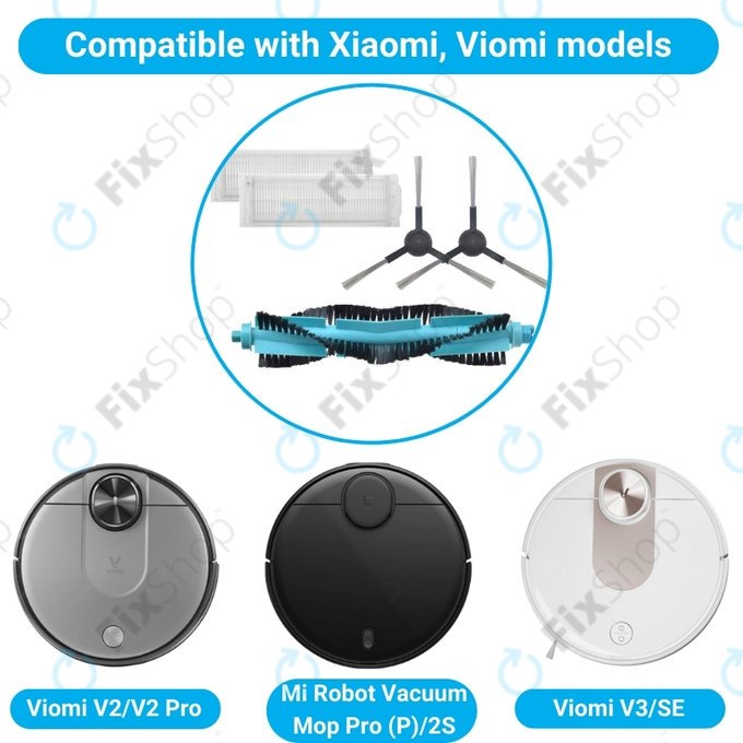 Xiaomi Viomi V2, V2 Pro, V3, SE, Mi Robot Vacuum Mop Pro (P), 2S - Standard-Set
