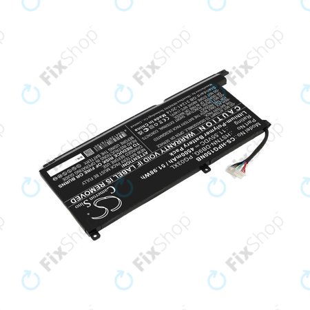 Batterie für HP Pavilion Gaming 15,16, Spectre X360 15, 4500mAh, Li-Pol, 11.55V, 3ICP6/60/72, HQ