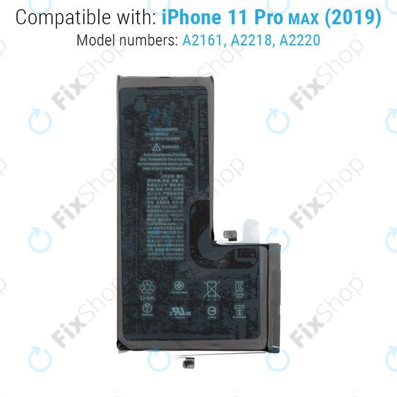 Akku Batterie für iPhone 11 Pro Max, 3969mAh, Service Pack