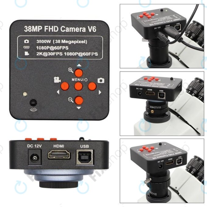 Mikroskop FX179 - 38MP-Kamera, HDMI