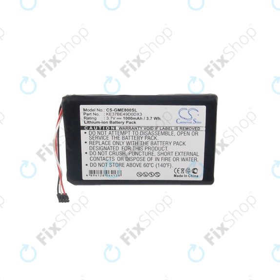 Garmin Edge 800, 810 - Akku Batterie KE37BE49D0DX3 1000mAh HQ