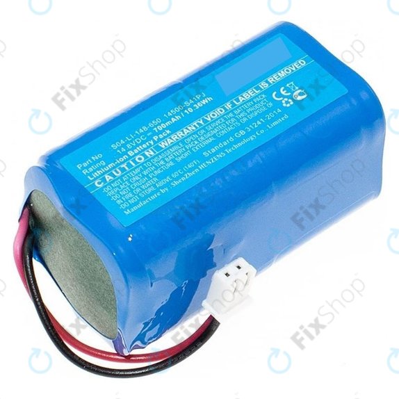 Ecovacs Winbot W-series - Akku Batterie S04-LI-148-650, 14500-S41PJ Li-Ion 14.8V 700mAh