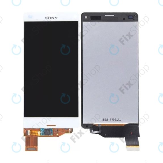 Sony Xperia Z3 Compact D5803 - LCD Display + Touchscreen Front Glas (White) TFT
